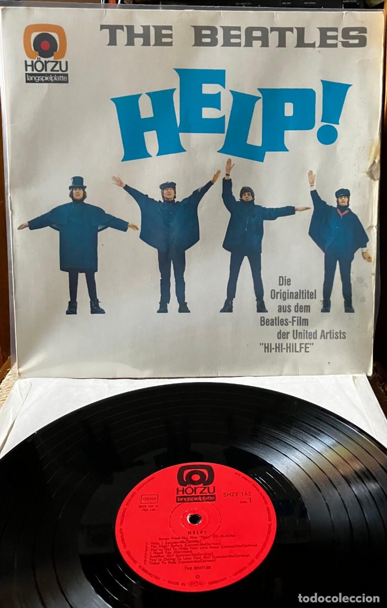 Discos de vinilo: THE BEATLES - HELP, LP reedici&oacute;n Germany 1974 stereo