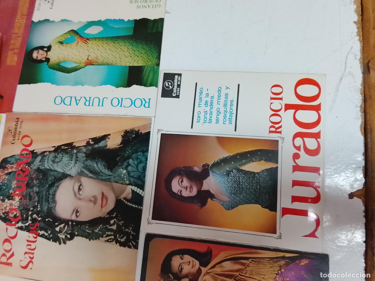 Discos de vinilo: discos peque&ntilde;os discograf&iacute;a Roc&iacute;o jurado - Foto 3