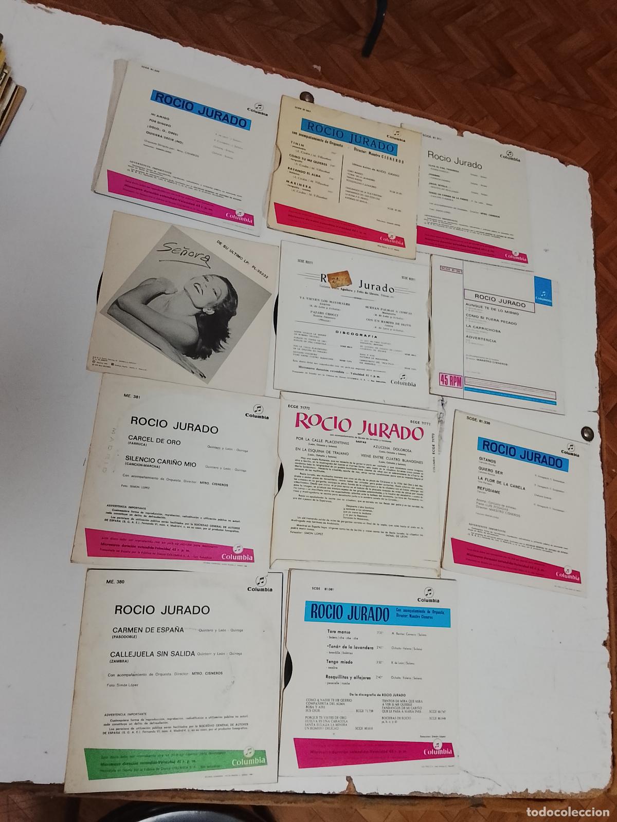 Discos de vinilo: discos peque&ntilde;os discograf&iacute;a Roc&iacute;o jurado - Foto 10