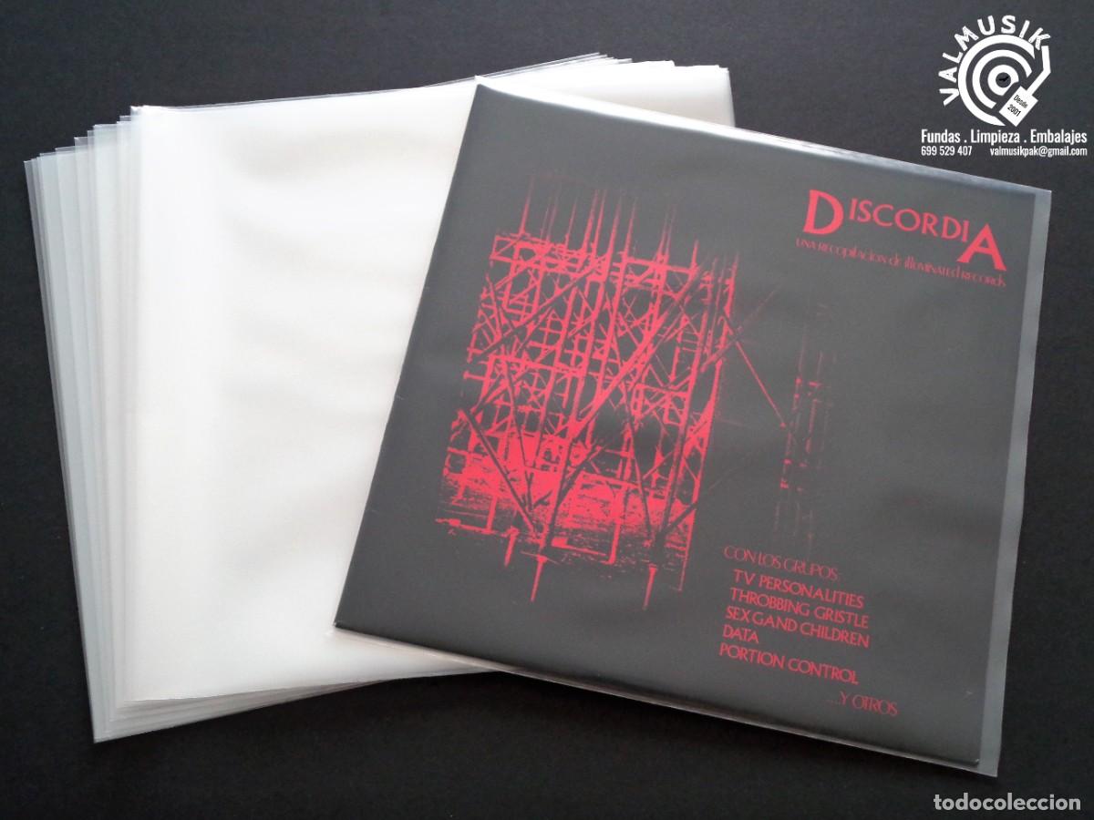 Discos de vinilo: 100 FUNDAS EXTERIORES GALGA 400 32 X 32 PARA DISCOS DE VINILO LP 12 MAXI SINGLE - NUEVAS -