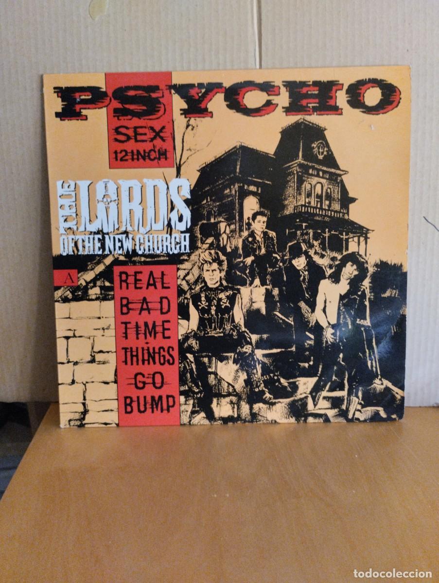 Discos de vinilo: LORDS OF THE NEW CHURCH ----- PSYCHO SEX - MAXI SINGLE