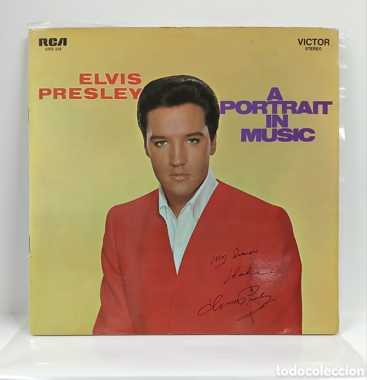 Discos de vinilo: ELVIS PRESLEY &rdquo;A PORTRAIT IN MUSIC&rdquo; LP. COMP. GATEFOLD. GERMANY . 1970 (VG+)