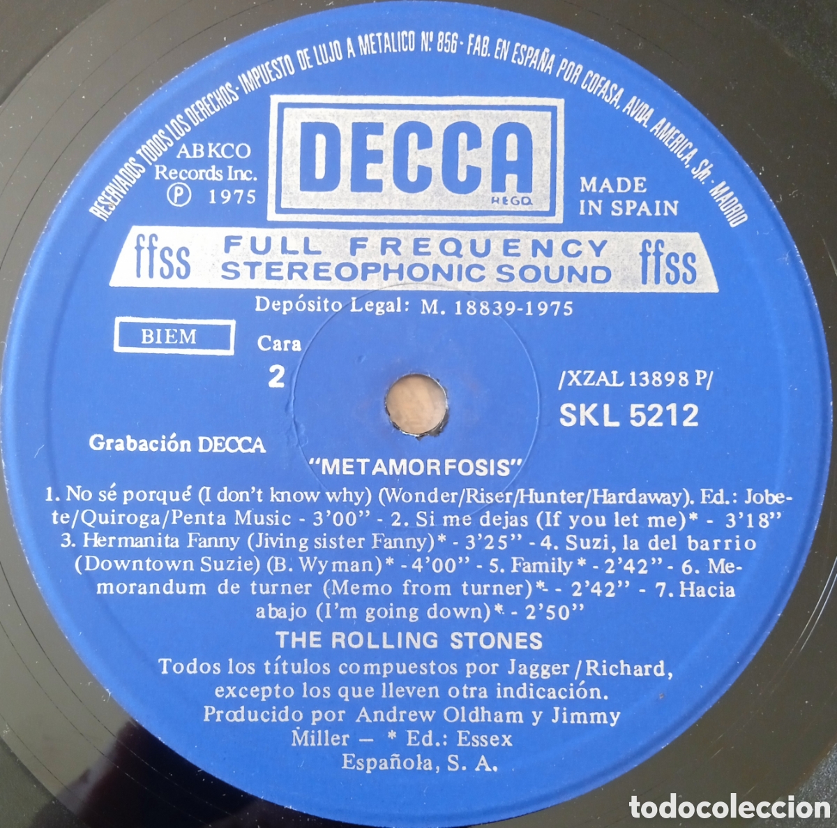 Discos de vinilo: Disco de vinilo The Rolling Stones - Foto 4