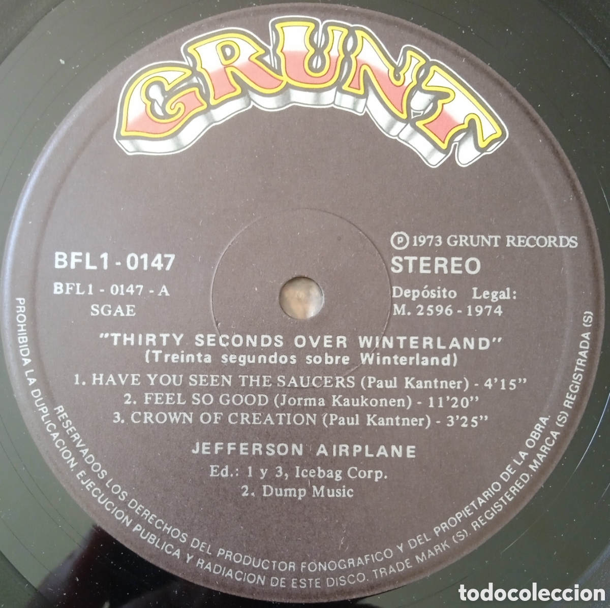 Discos de vinilo: Disco de vinilo Jefferson Airplane - Foto 5