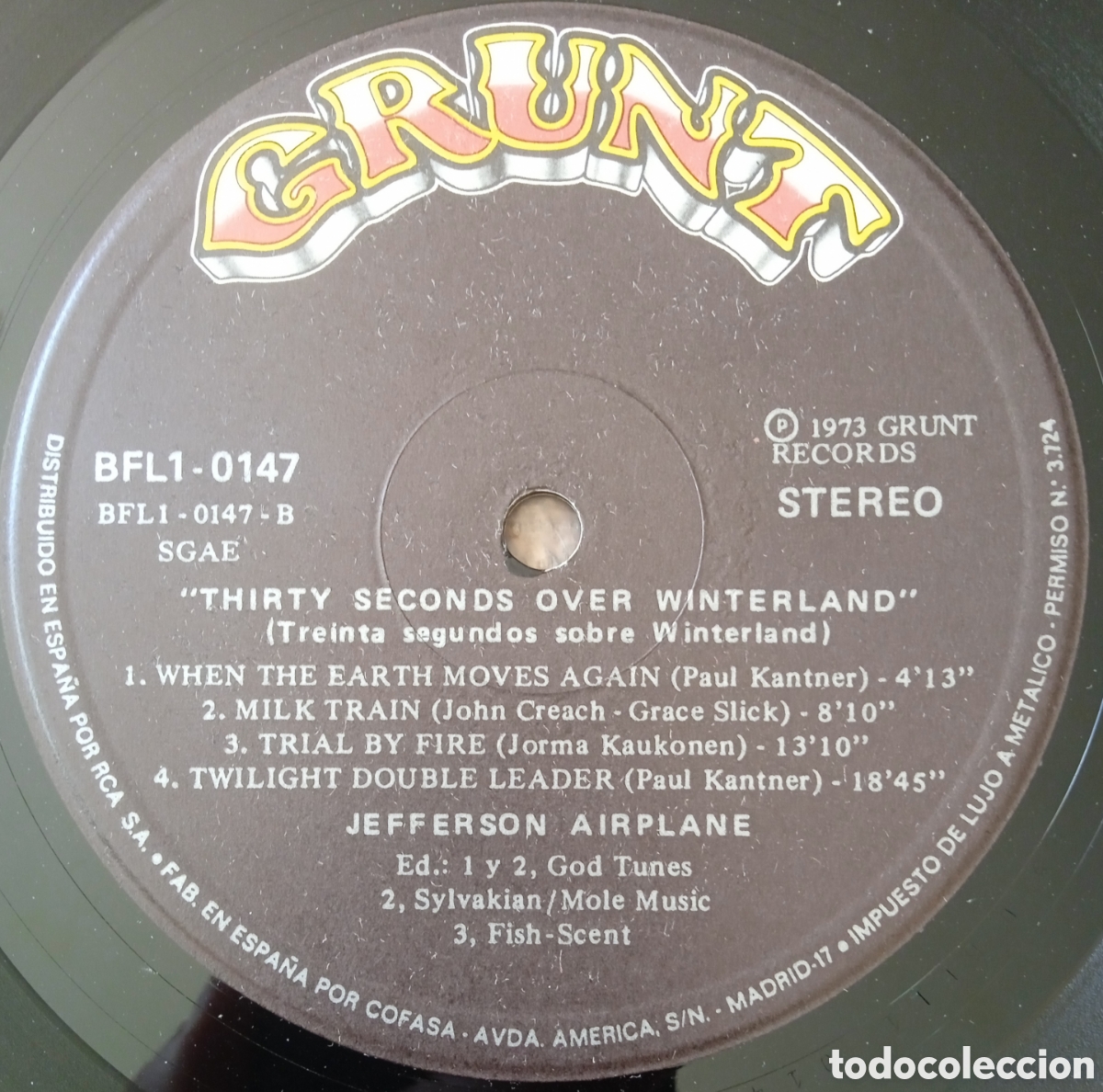 Discos de vinilo: Disco de vinilo Jefferson Airplane - Foto 6