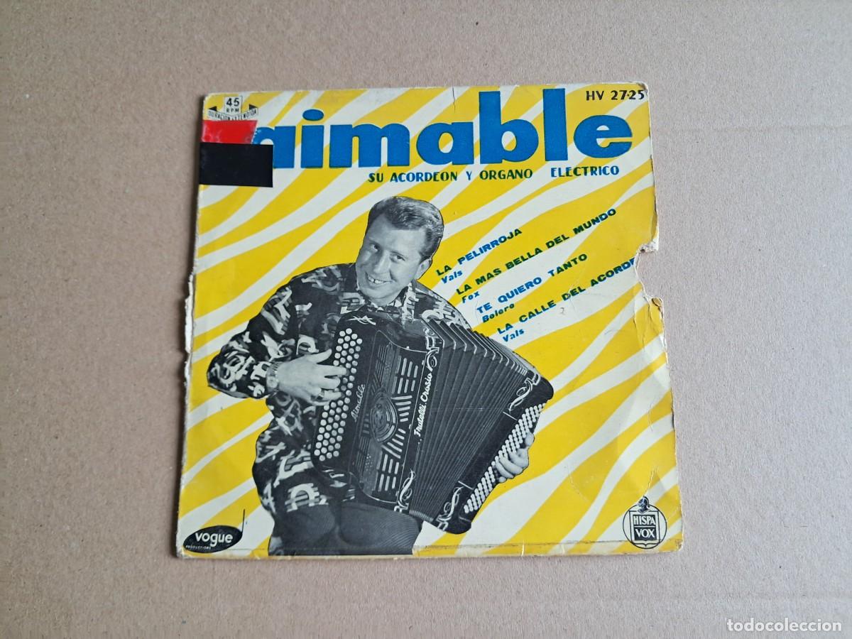 Discos de vinilo: AIMABLE - LA PELIRROJA EP 4 TEMAS 1958 EDICION ESPA&Ntilde;OLA