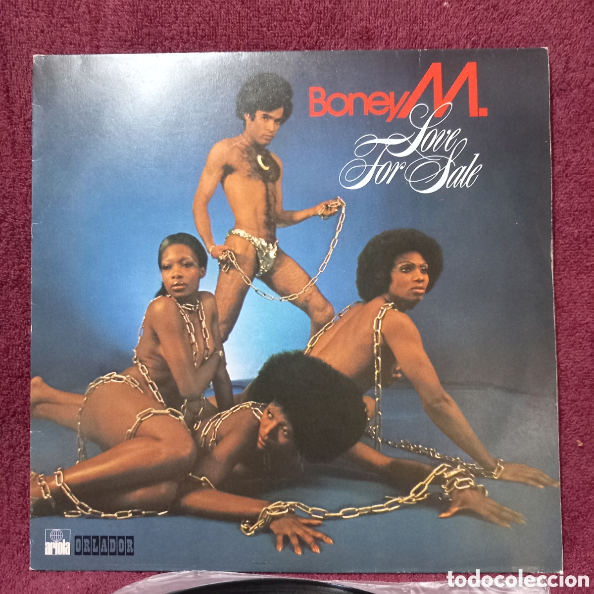 Discos de vinilo: LP BONEY M-LOVE FOR SALE(1977 SPAIN ORLADOR)pocas se&ntilde;ales