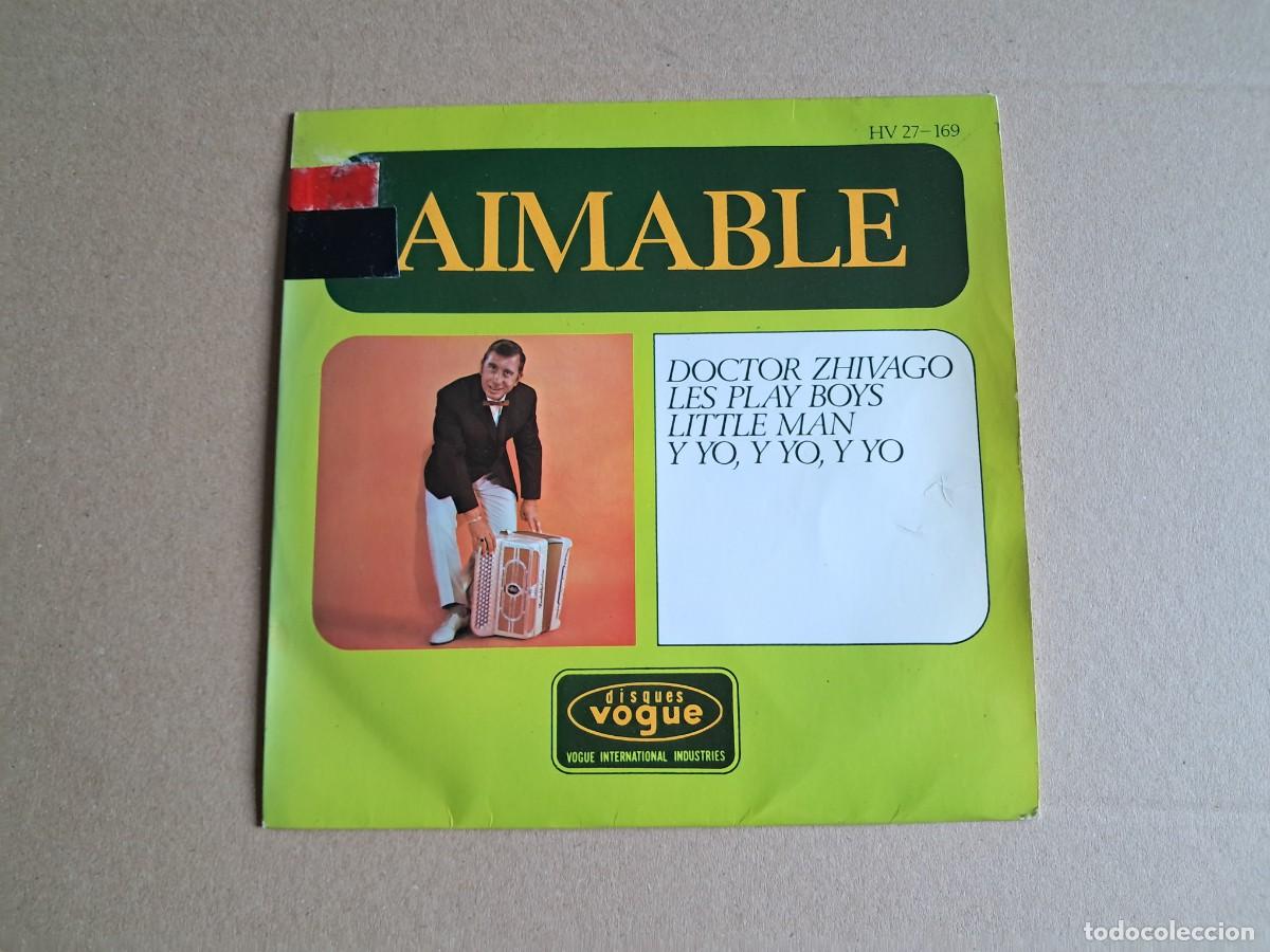 Discos de vinilo: AIMABLE - DOCTOR ZHIVAGO EP 4 TEMAS 1967 EDICION ESPA&Ntilde;OLA