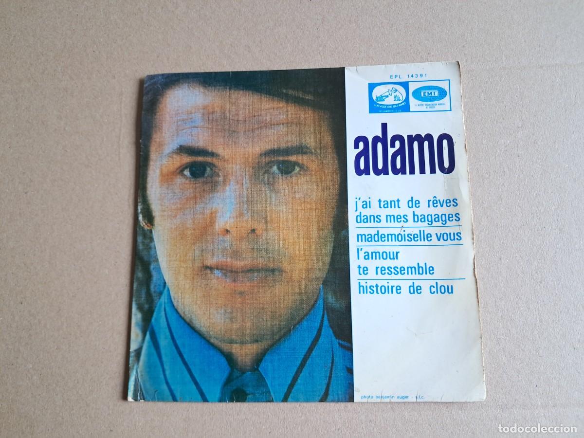 Discos de vinilo: ADAMO - J&acute;AI TANT DE REVES EP 4 TEMAS 1968 EDICION ESPA&Ntilde;OLA