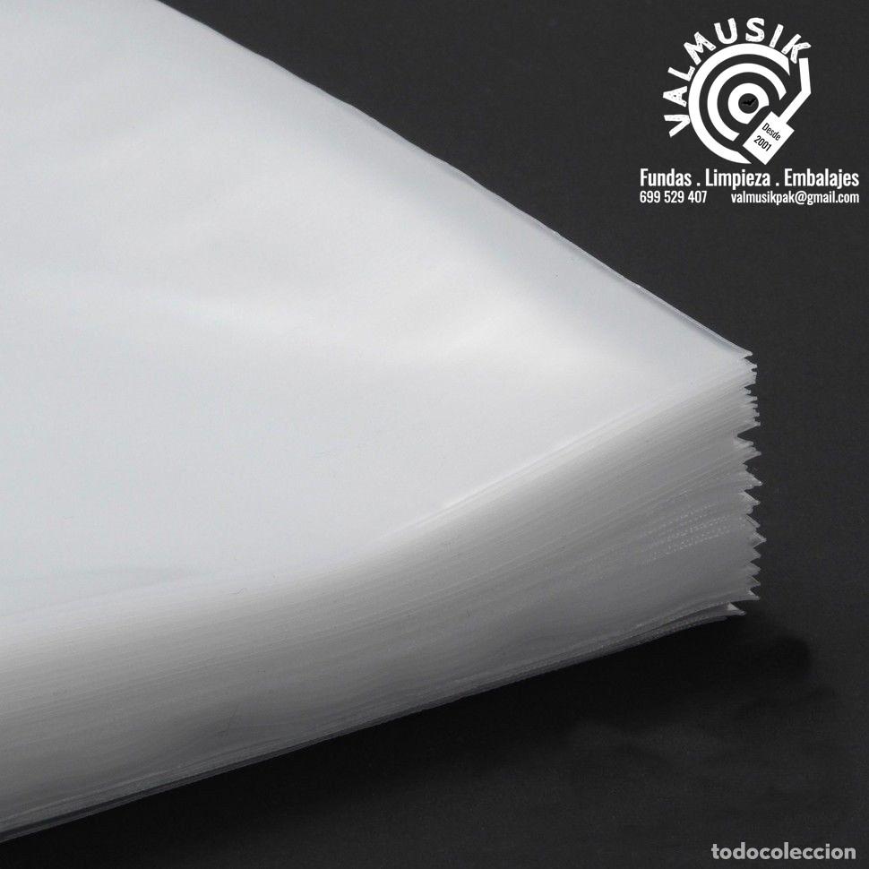 Discos de vinilo: 100 FUNDAS EXTERIORES GRUESAS GALGA 600 PARA DISCOS DE VINILO LP 32X32 - ALTA CALIDAD