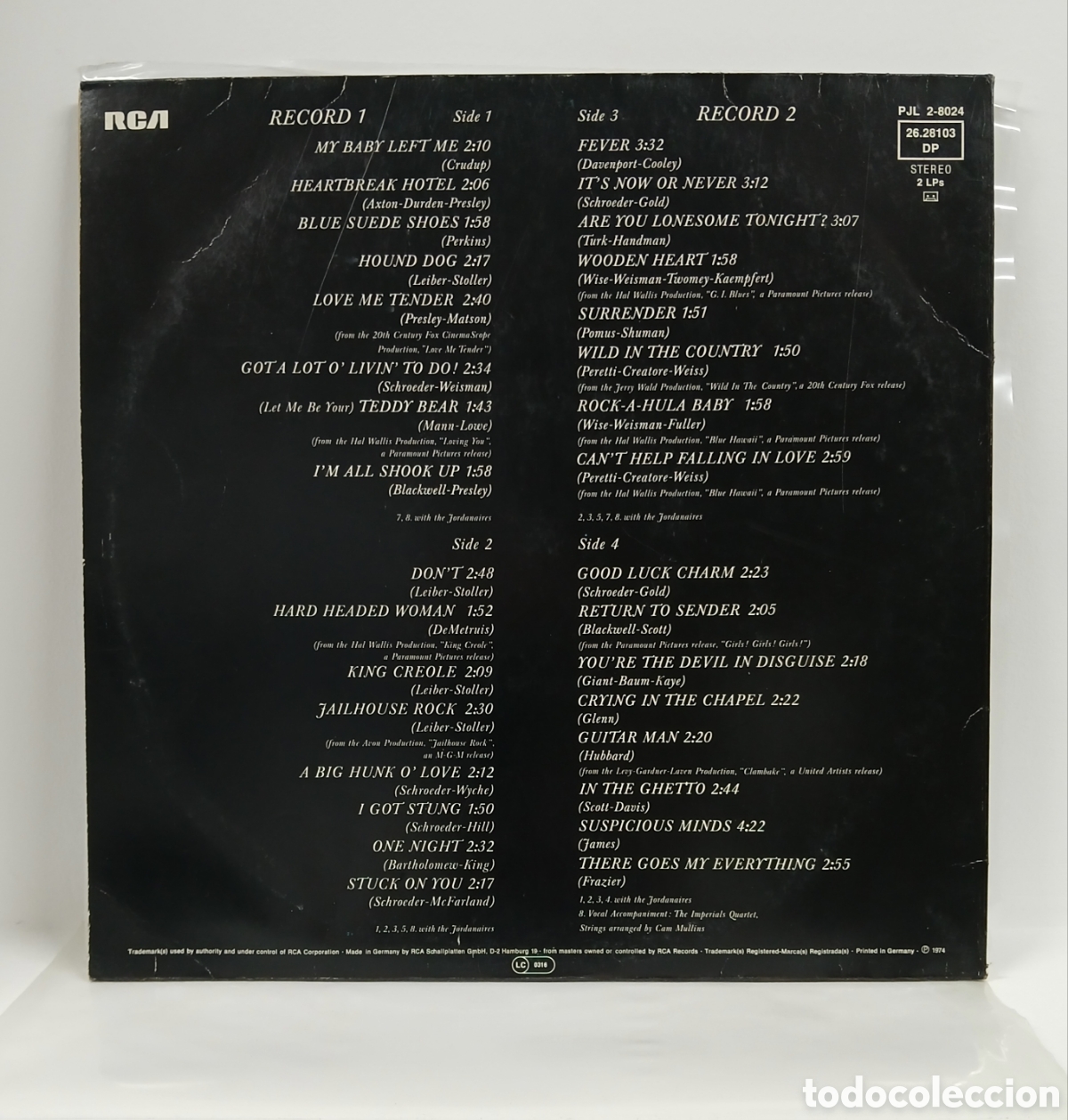 Discos de vinilo: ELVIS &rdquo;FOREVER 32 HITS&rdquo; DOBLE LP. COMP. GATEFOLD. GERMANY. - Foto 2