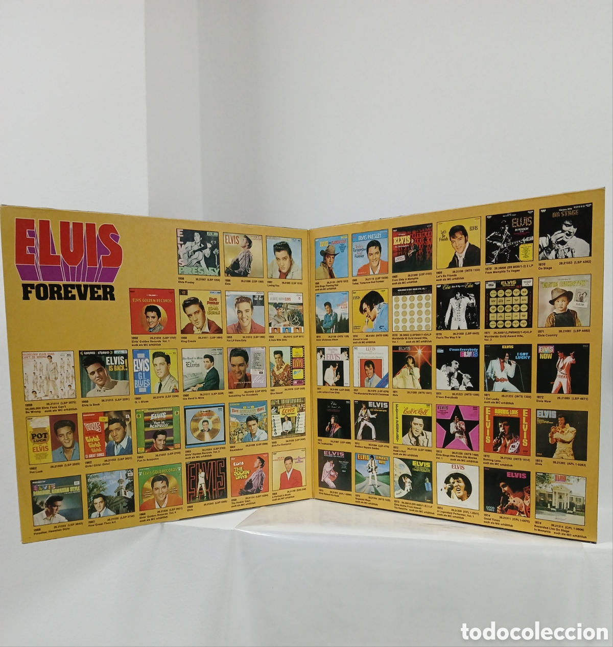 Discos de vinilo: ELVIS &rdquo;FOREVER 32 HITS&rdquo; DOBLE LP. COMP. GATEFOLD. GERMANY. - Foto 3