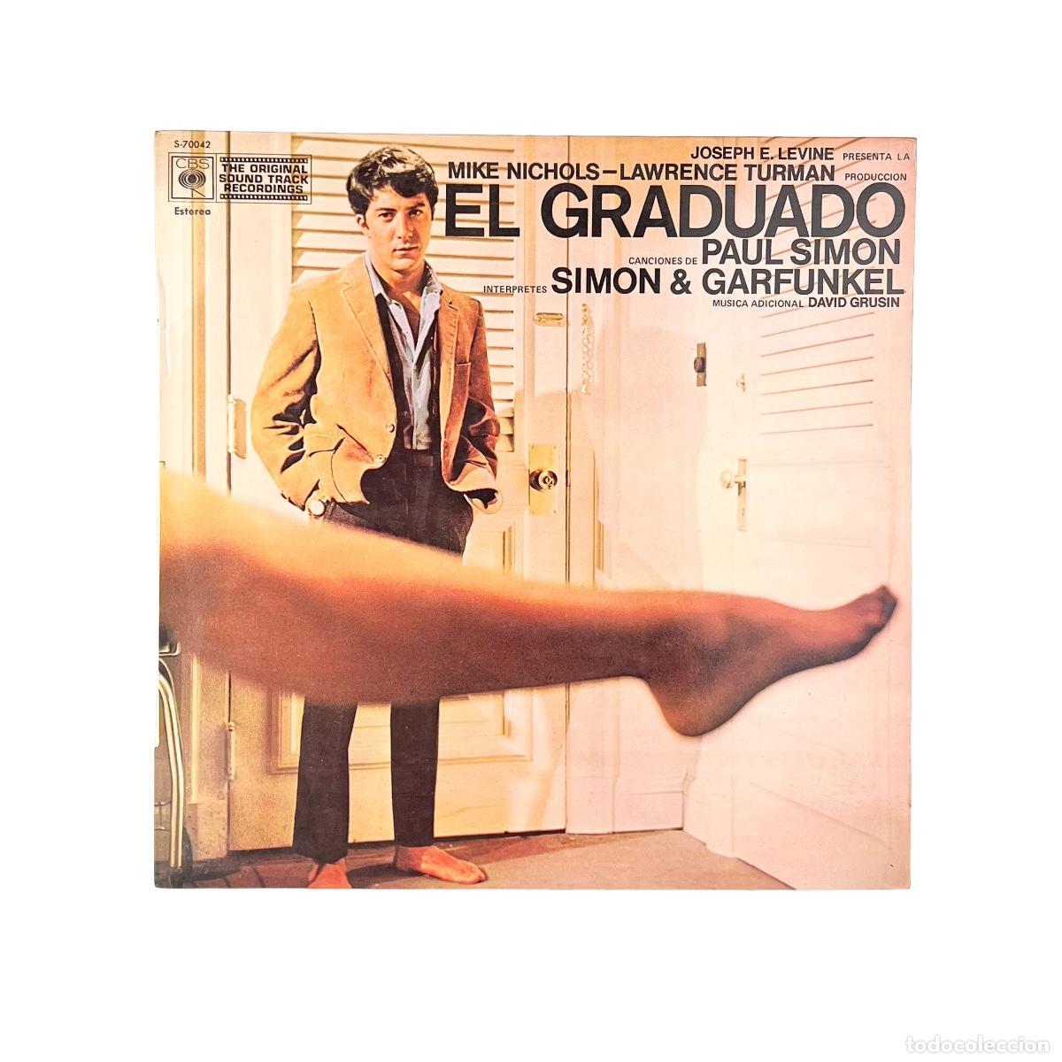 Discos de vinilo: LP. Simon & Garfunkel. Banda Original De La Pel&iacute;cula &rdquo;El Graduado&rdquo; (VG+/VG+)
