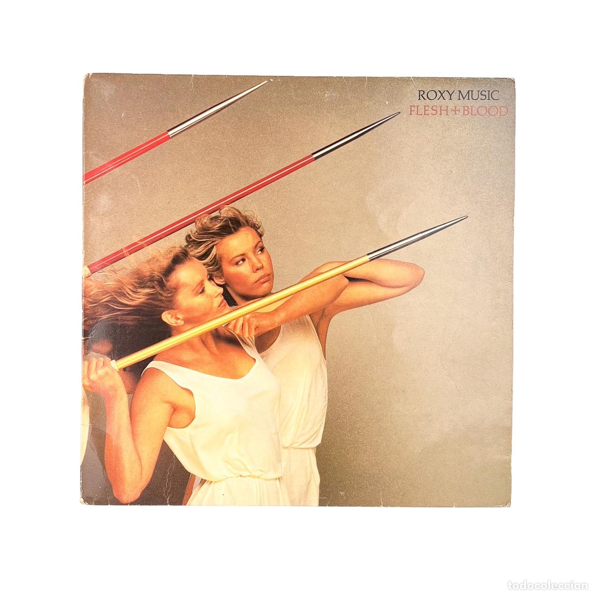Discos de vinilo: LP. Roxy Music. Flesh + Blood (G+/VG)