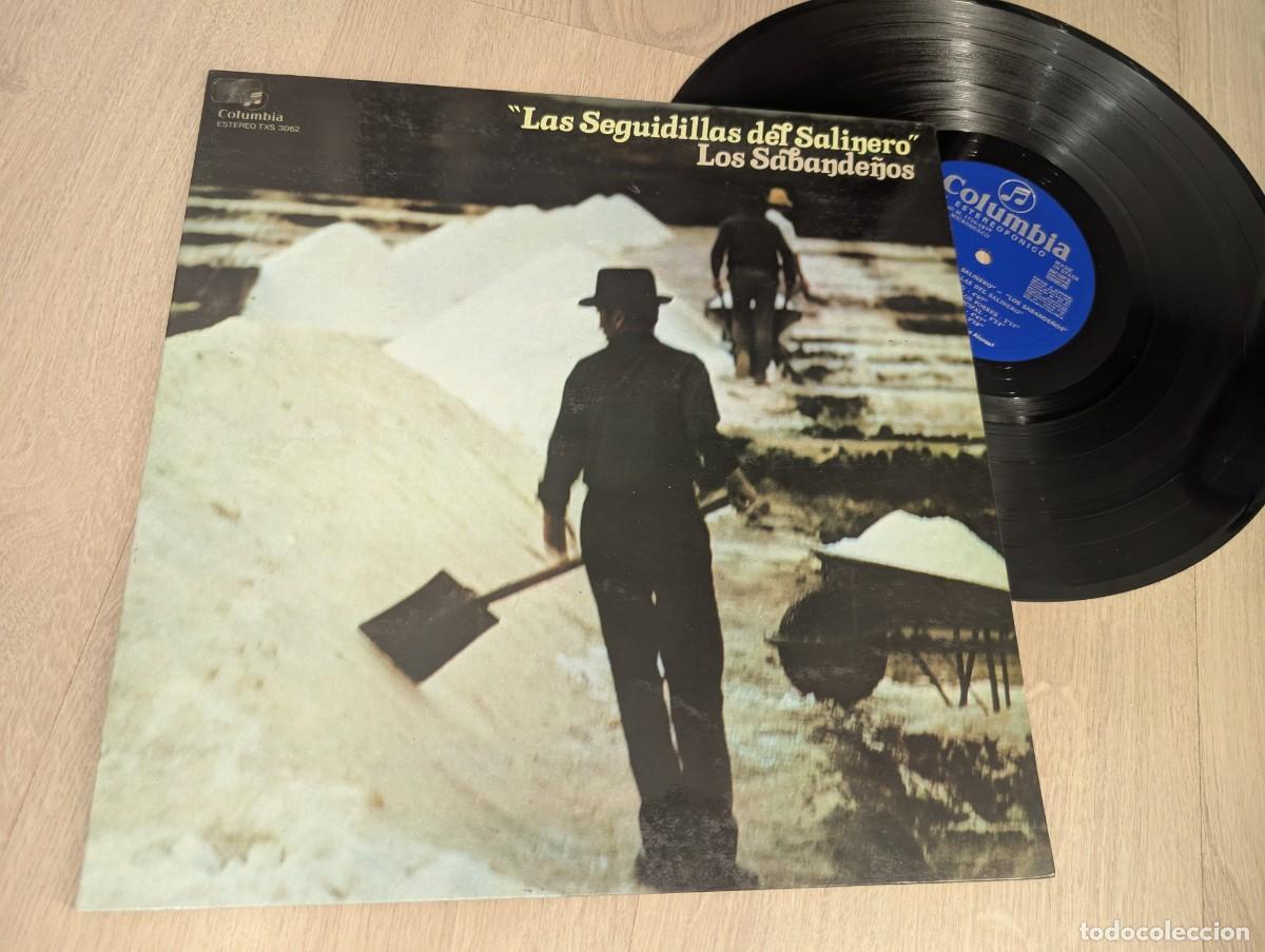 Discos de vinilo: LOS SABANDE&Ntilde;OS - LAS SEGUIDILLAS DEL SALINERO..LP DE COLUMBIA - GATEFOLD - 1977 - BUEN ESTADO