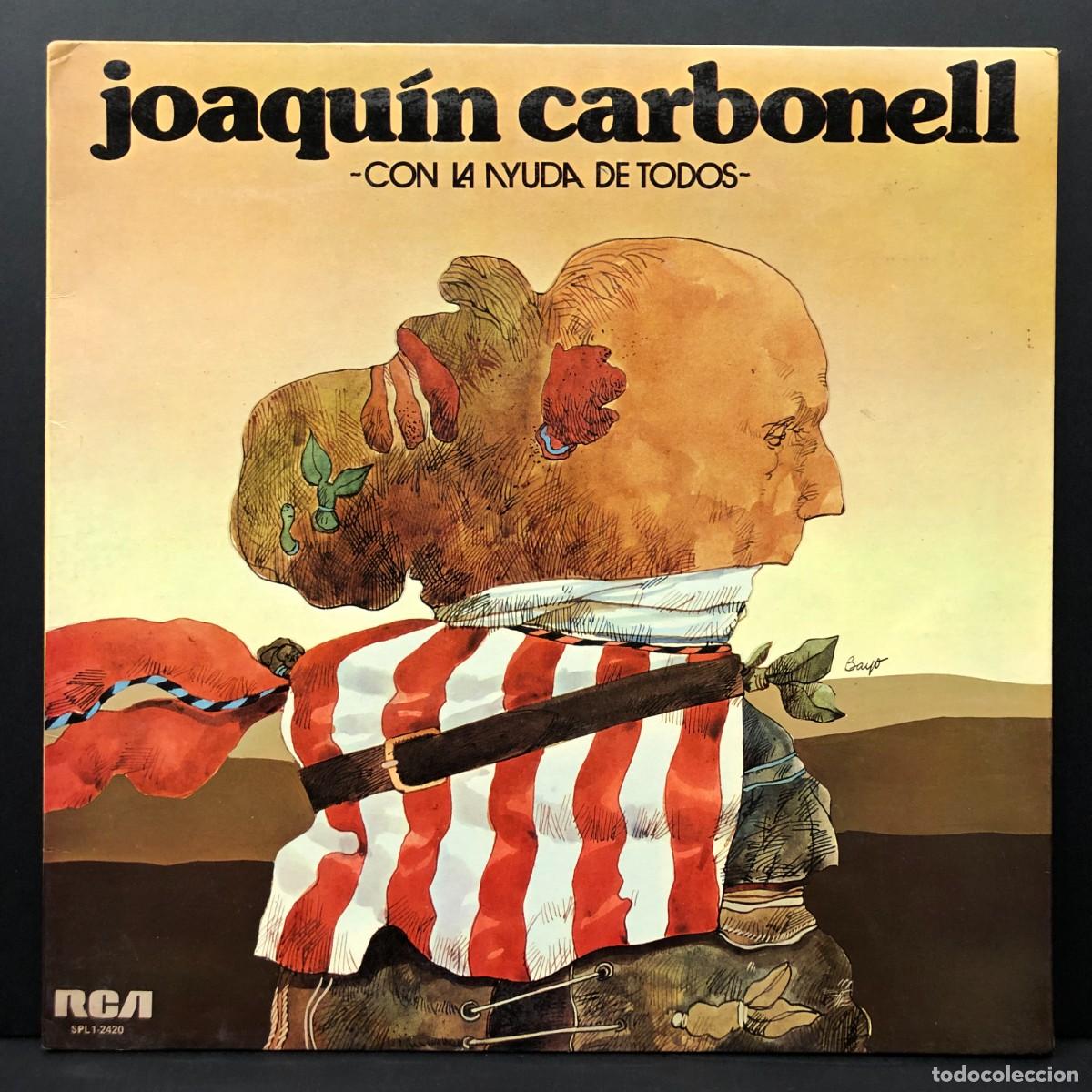 Discos de vinilo: JOQU&Iacute;N CARBONELL - CON LA AYUDA DE TODOS - SPL 1-2420 - LP VINILO - DISCO / 3000