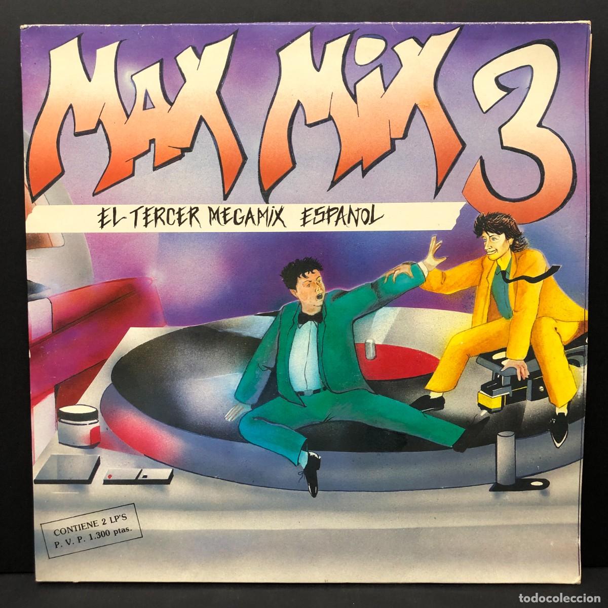 Discos de vinilo: MAX MIX 3 - EL TERCER MEGAMIX ESPA&Ntilde;OL - LP 185 - LP VINILO - 2 DISCOS / 3007