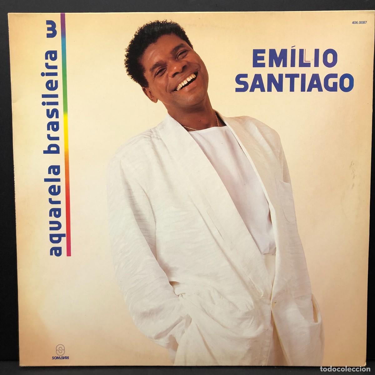 Discos de vinilo: EMILIO SANTIAGO - AQUARELA BRASILEIRA 3 - 406.0087 - LP VINILO - DISCO / 3020