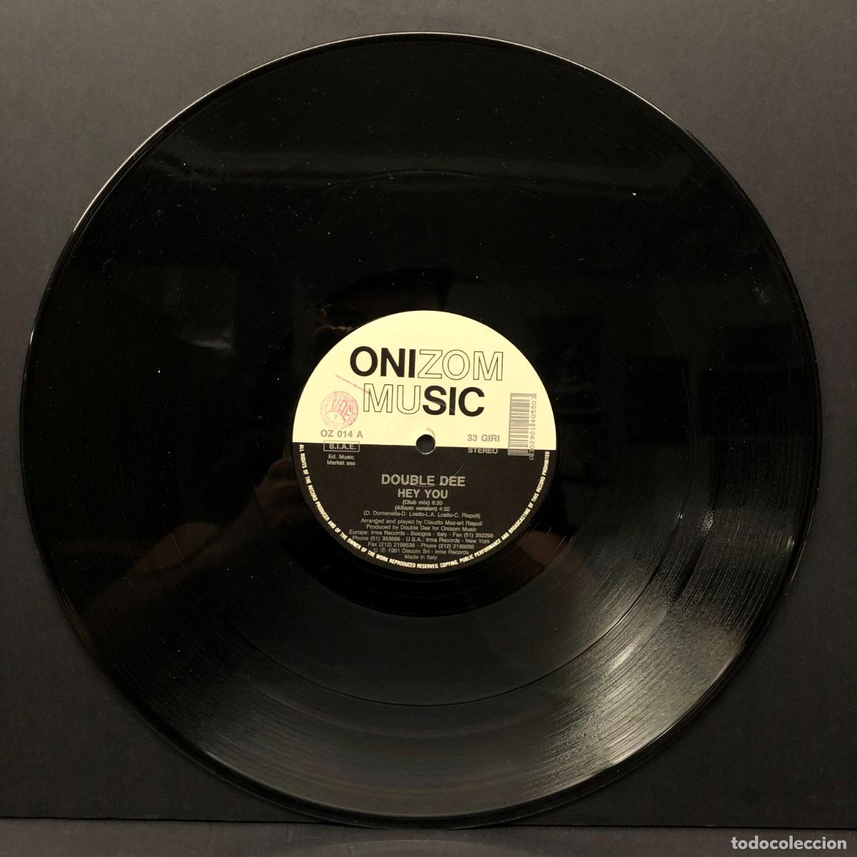 Discos de vinilo: DOUBLE DEE - HEY YOU - OZ 014 - MAXI SINGLE VINILO - DISCO / 3036 - Foto 4