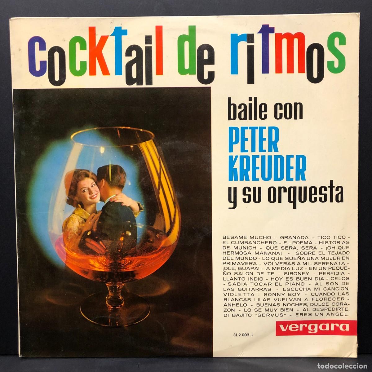 Discos de vinilo: COCKTAIL DE RITMOS - BAILE CON PETER KREUDER - 31.2.002 L - LP VINILO - DISCO / 3039