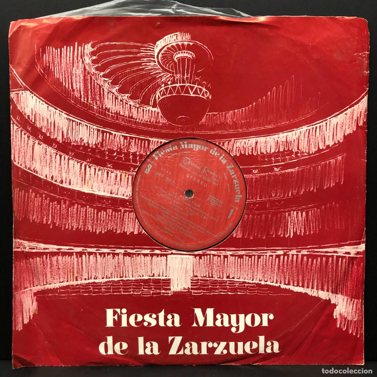Discos de vinilo: FIESTA MAYOR DE LA ZARZUELA - LA REVOLTOSA, GIGANTES Y CABEZUDOS - RPF-69 - LP VINILO - DISCO / 3057