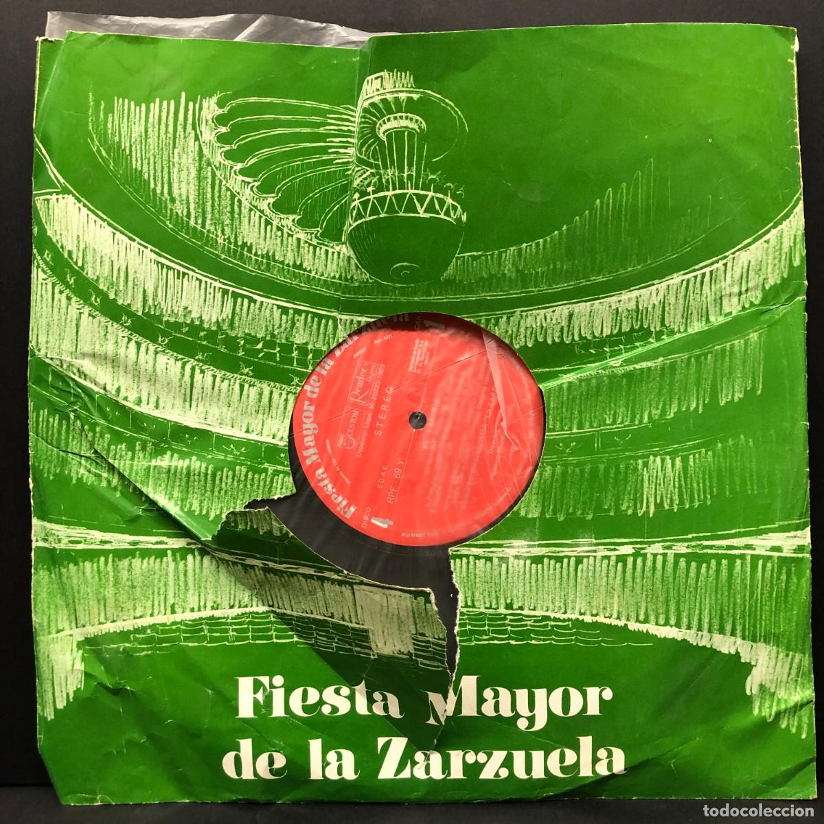 Discos de vinilo: FIESTA MAYOR DE LA ZARZUELA - ALMA DE DIOS, EL CASEIRO - RPF-69 - LP VINILO - DISCO / 3058