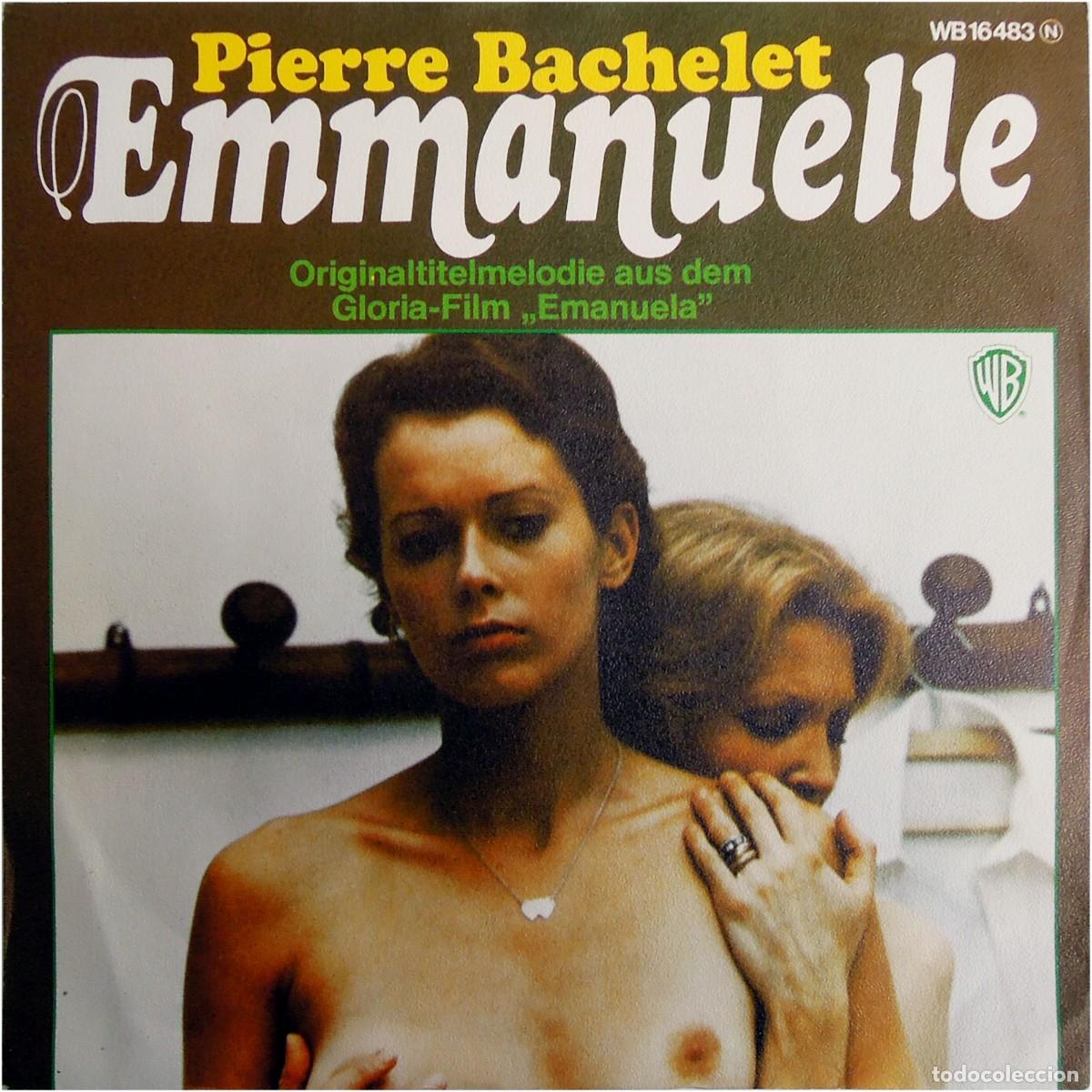 Discos de vinilo: Pierre Bachelet - Emmanuelle - SG Germany 1974 - Label: Warner Bros. Records WB 16 483 (N)- EX/EX