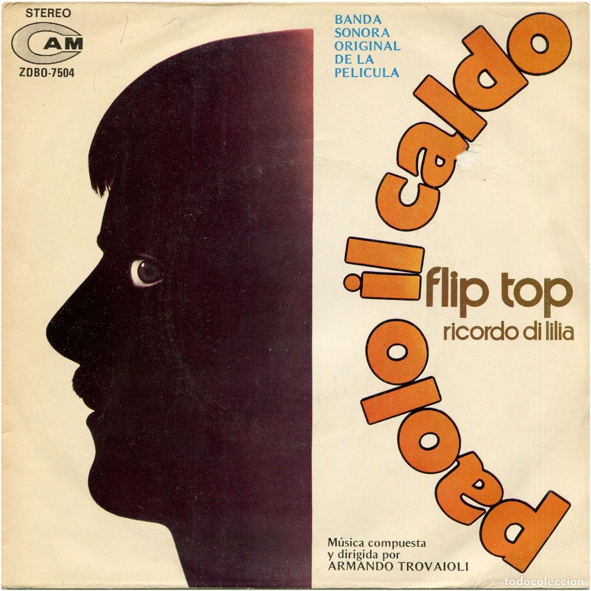 Discos de vinilo: Armando Trovajoli - Paolo Il Caldo, BSO - SG ptromo Spain 1974 - CAM &ndash; ZDB0-7504