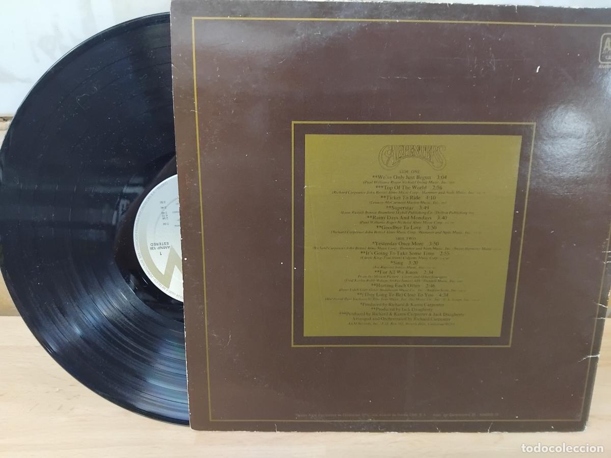 Discos de vinilo: CARPENTERS. THE SINGLES. LP AM 1977. - Foto 3