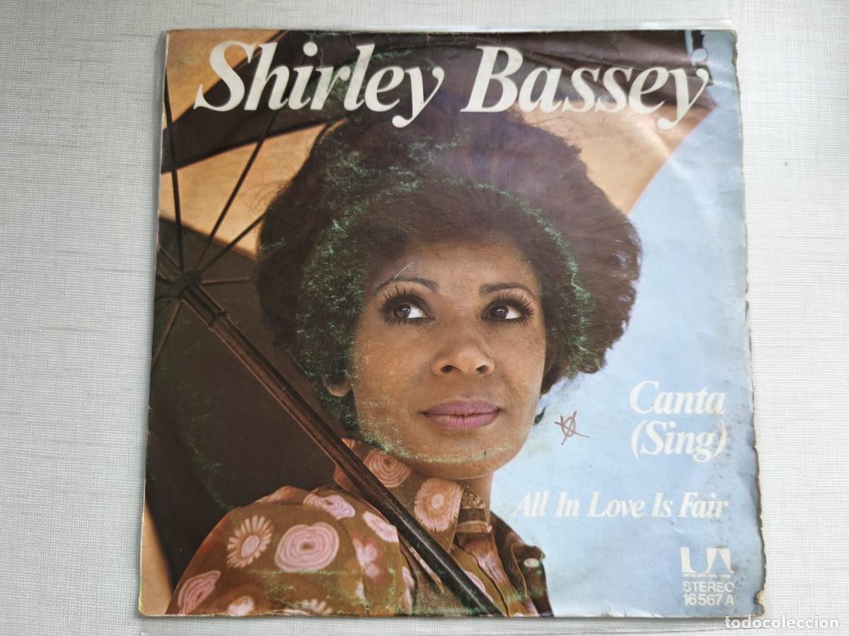 Discos de vinilo: Shirley Bassey - Canta (sing) Ed. Espa&ntilde;ola