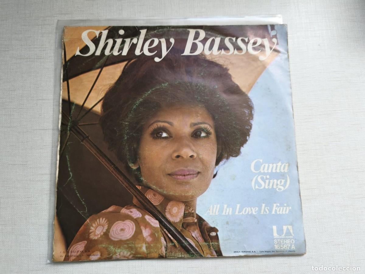 Discos de vinilo: Shirley Bassey - Canta (sing) Ed. Espa&ntilde;ola - Foto 2