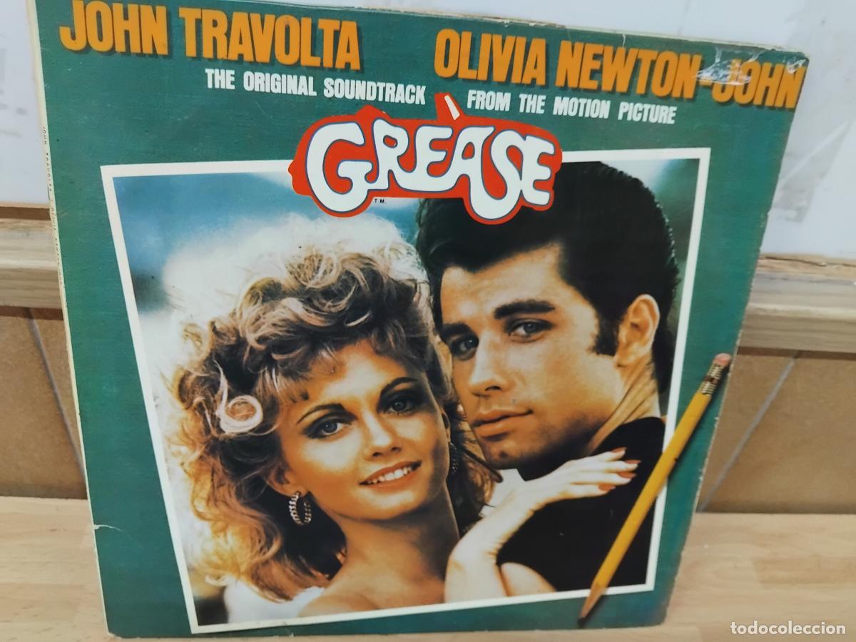 Discos de vinilo: GREASE. JOHN TRAVOLTA - OLIVIA NEWTON JOHN. 2 LP BANDA SONORA ORIGINAL RSO RECORDS 1978