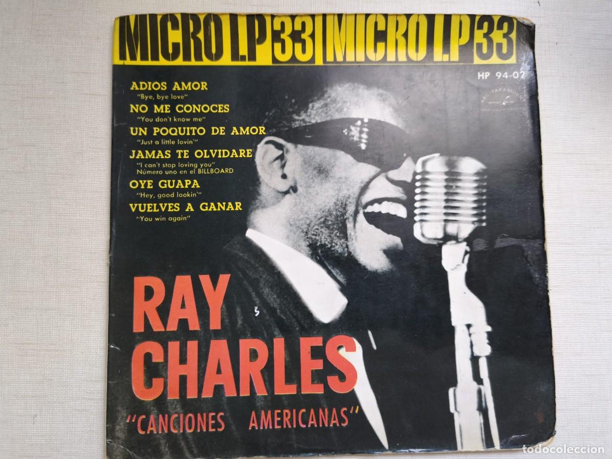 Discos de vinilo: Ray Charles - Canciones Americanas EP (Ed. Espa&ntilde;ola)