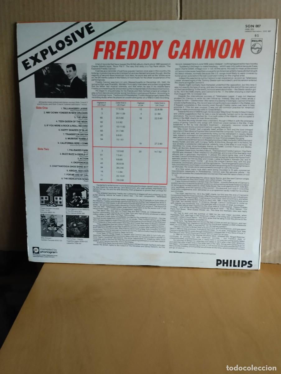 Discos de vinilo: FREDDY CANNON ------ EXPLOSIVE ! - Foto 2