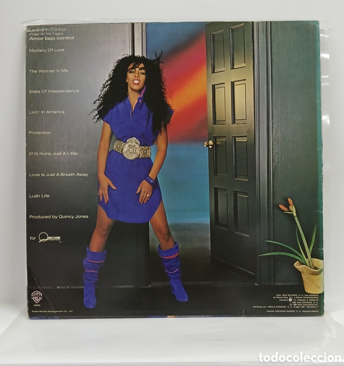 Discos de vinilo: DONNA SUMMER LP. ORIG. SPAIN. 1982 (VG+) - Foto 2