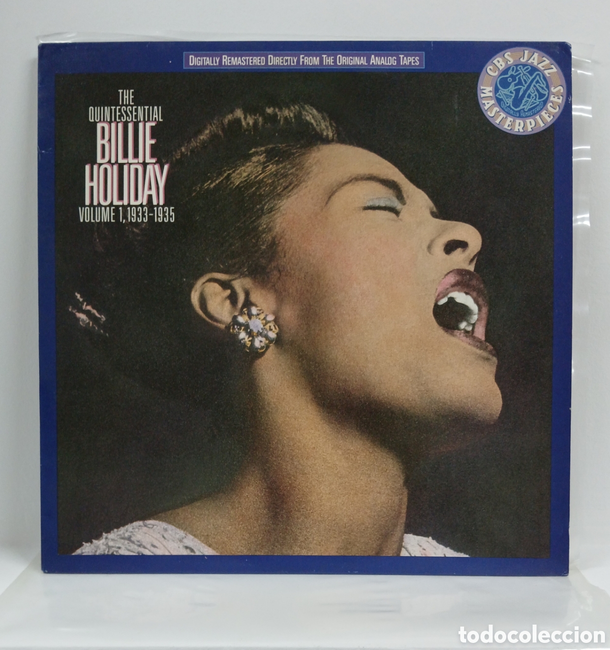 Discos de vinilo: BILLIE HOLIDAY &rdquo;THE QUINTESSENTIAL VOL. 1, 1933-1935&rdquo; LP. COMP. U.K. 1987 (NM, COMO NUEVO)