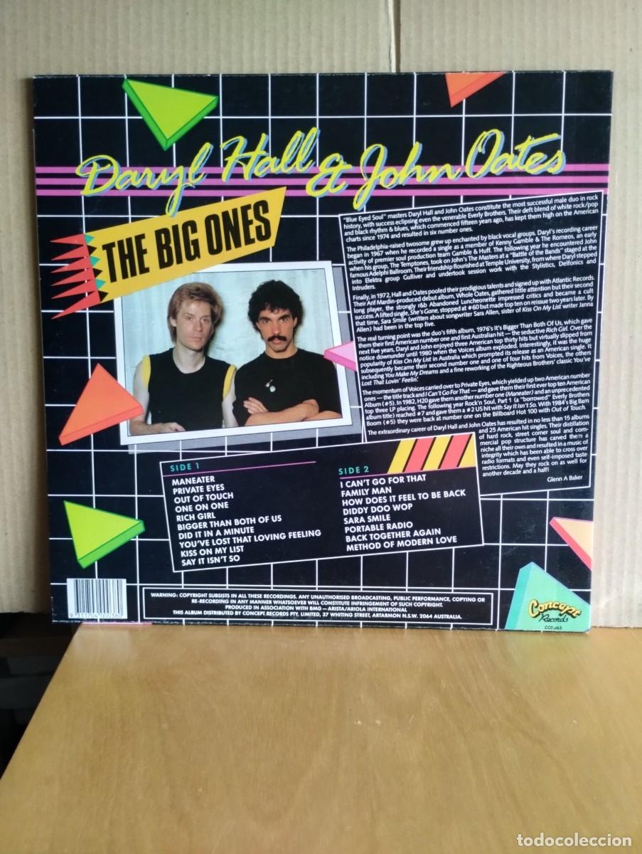 Discos de vinilo: DARYL HALL & JOHN OATES ----- THE BIG ONES - Foto 2