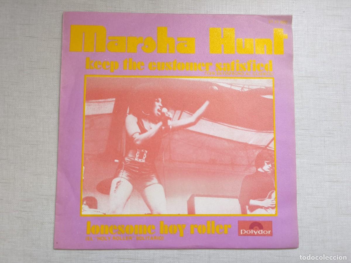 Discos de vinilo: Marsha Hunt - Keep the customer satisfied (Ed. Espa&ntilde;ola)