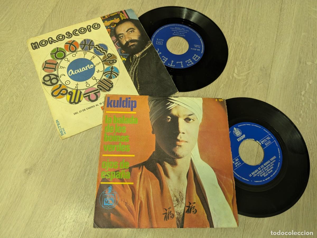 Discos de vinilo: LOTE DE 2 SINGLES DE LOS A&Ntilde;OS 60 Y 70 - KULDIP .. DE 1966 Y PROF..LESTER ..BUEN ESTADO DE 1975