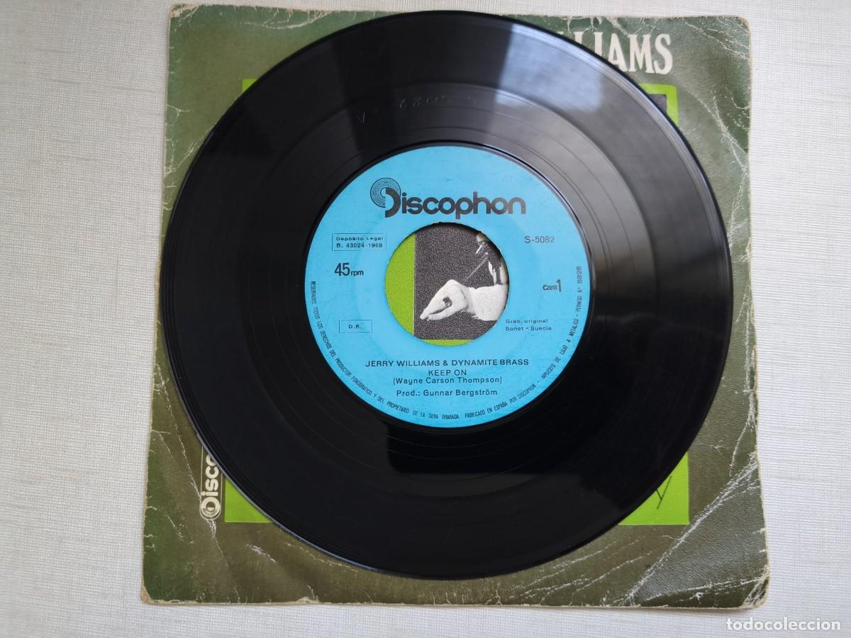 Discos de vinilo: Jerry Williams & Dynamite Brass - Keep on - Foto 3