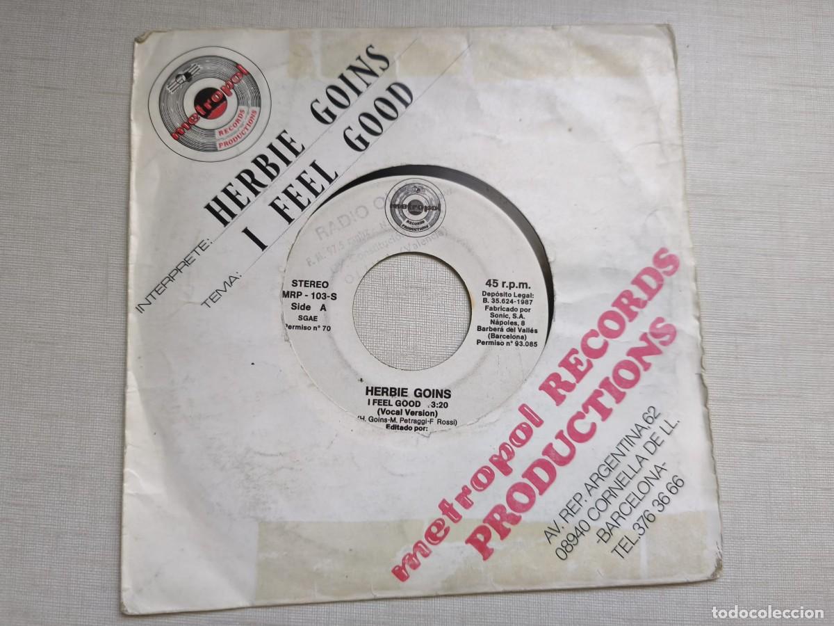 Discos de vinilo: Herbie Goins - I feel good (Ed. Espa&ntilde;ola)