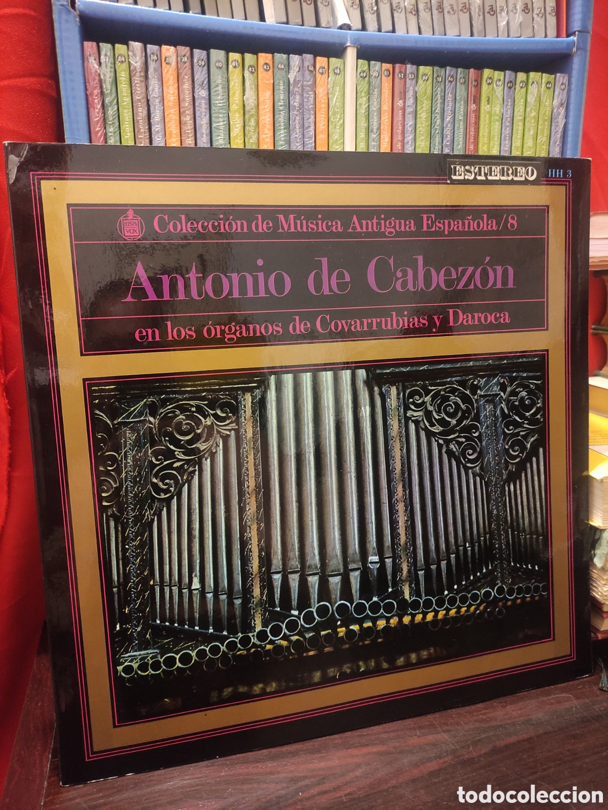 Discos de vinilo: Antonio de Cabezon en los organos de Covarrubias y Daroca LP