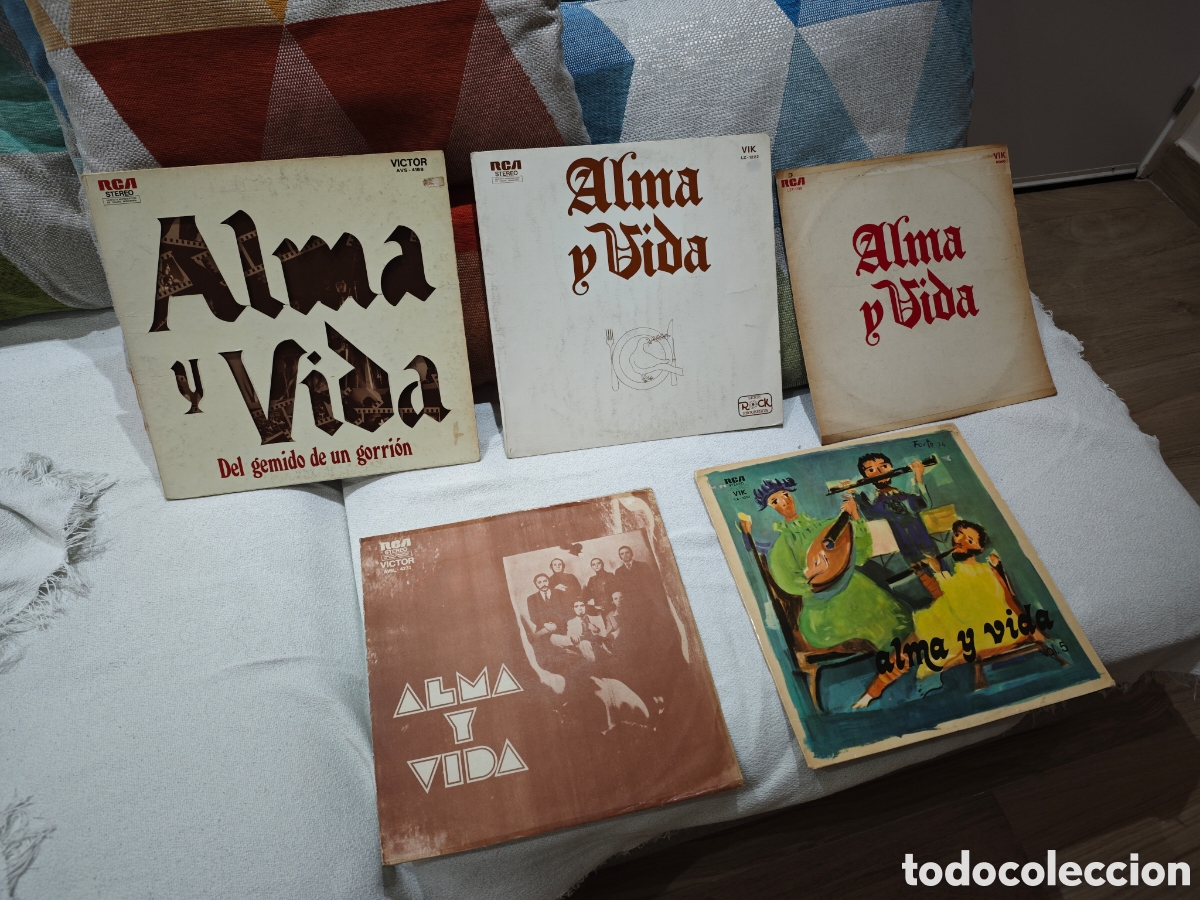Discos de vinilo: Discograf&iacute;a en vinilo de Alma y Vida , 5 vinilos Originales