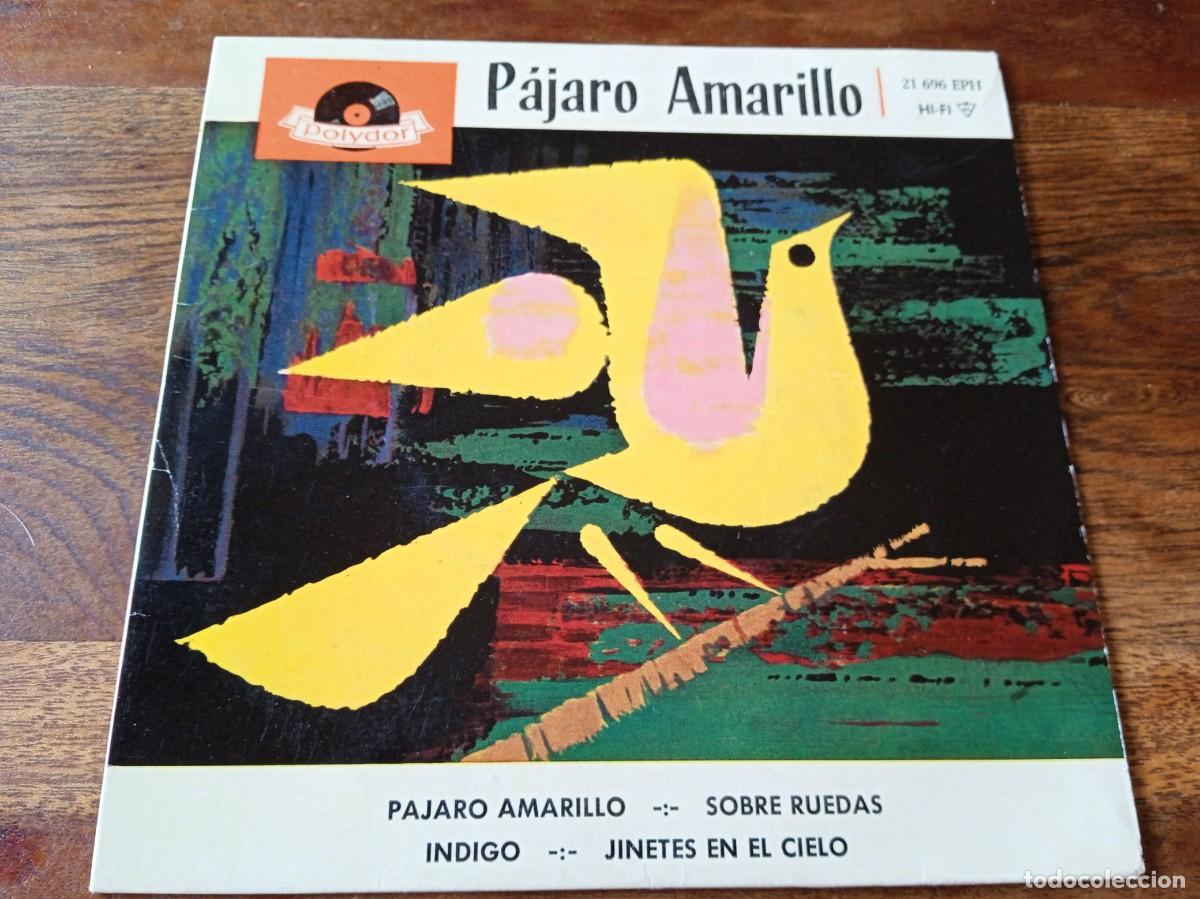 Discos de vinilo: Los Playboys - Pajaro amarillo, Indigo, Sobre ruedas - Single Ep original Polydor Espa&ntilde;a 1961