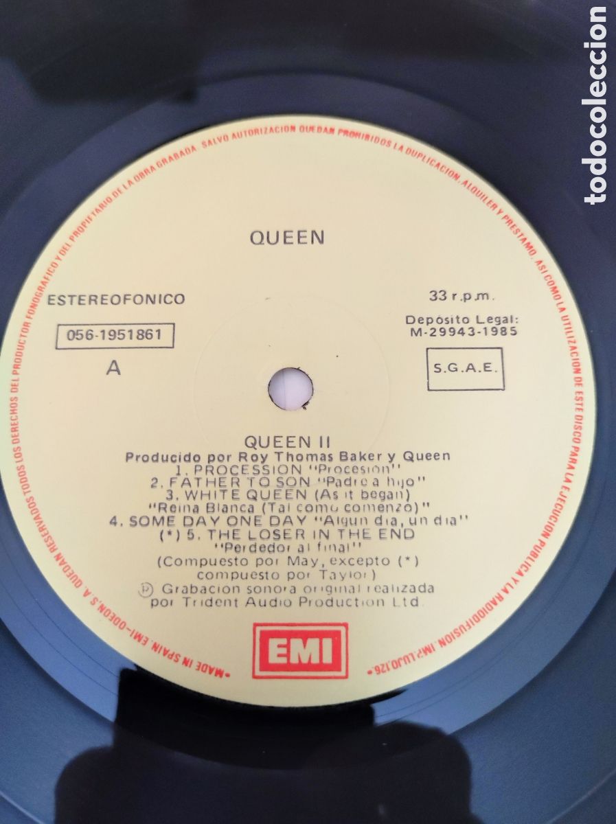 Discos de vinilo: QUEEN - QUEEN II (FAMA) - Foto 4