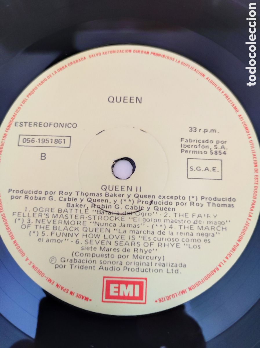 Discos de vinilo: QUEEN - QUEEN II (FAMA) - Foto 5