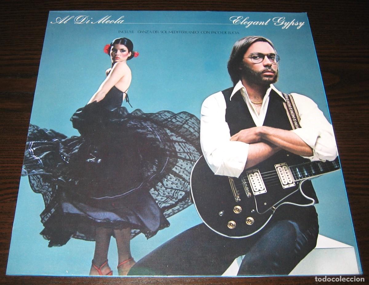 Discos de vinilo: AL DI MEOLA - Elegant Gypsy - LP (CBS 1990) Spain - Como nuevo