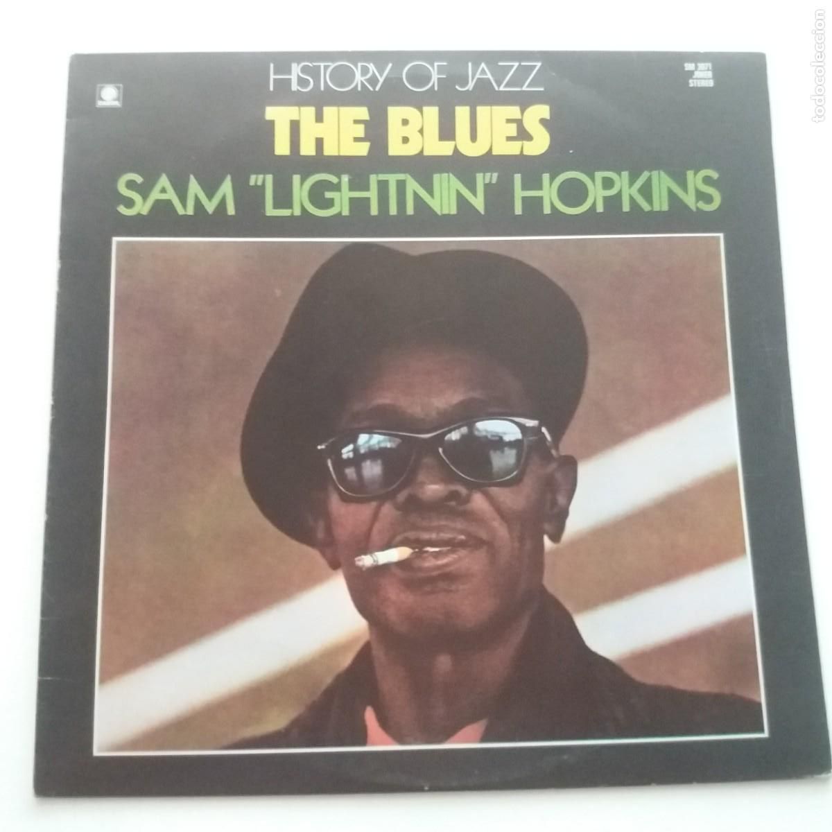 Discos de vinilo: Lightnin' Hopkins &ndash; Lightnin' Strikes. &lrm;&ndash; The Blues. LP