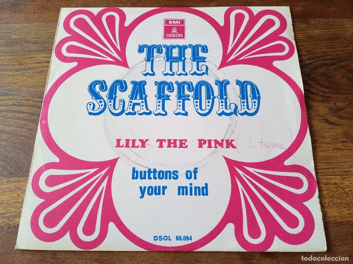 Discos de vinilo: The Scaffold - Lily the pink, Buttons of your mind - Single original Emi Odeon 1968