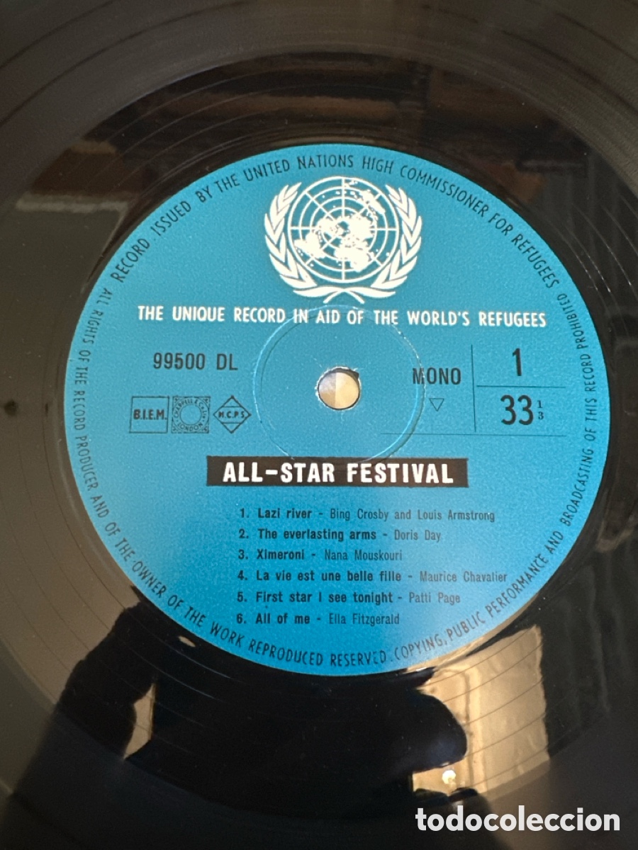 Discos de vinilo: LP. Various &ndash; All-Star Festival - Foto 5